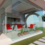 Glass porch panels and doors designed by Glass Experts