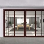 Aluminum profile sliding door